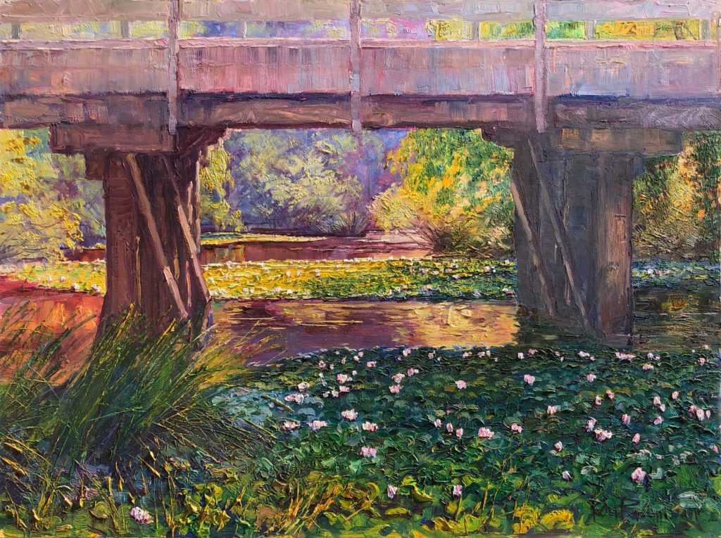 Margaret River Monet by Ken Rasmussen - Oil on Board Painting