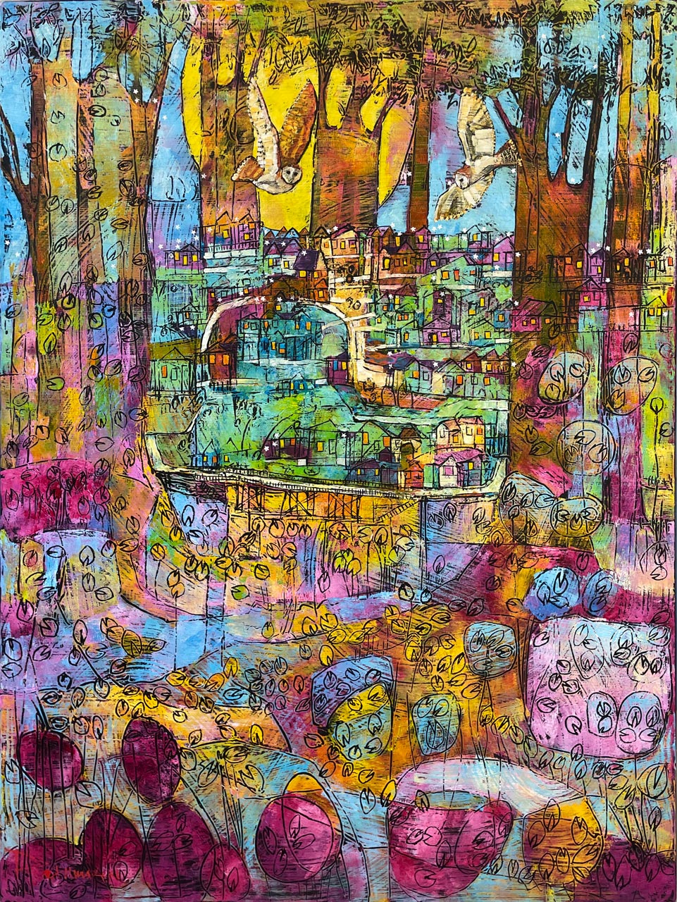 Midsummer Margaret River Dream, oil painting by Ken Rasmussen
