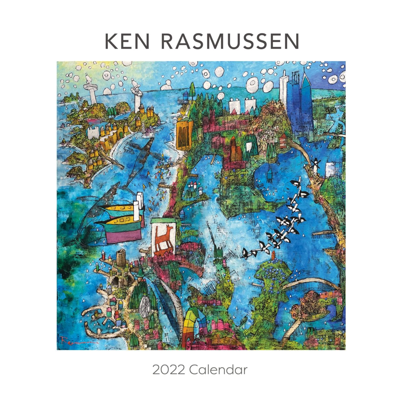 Ken Rasmussen 2022 Calendar Cover White